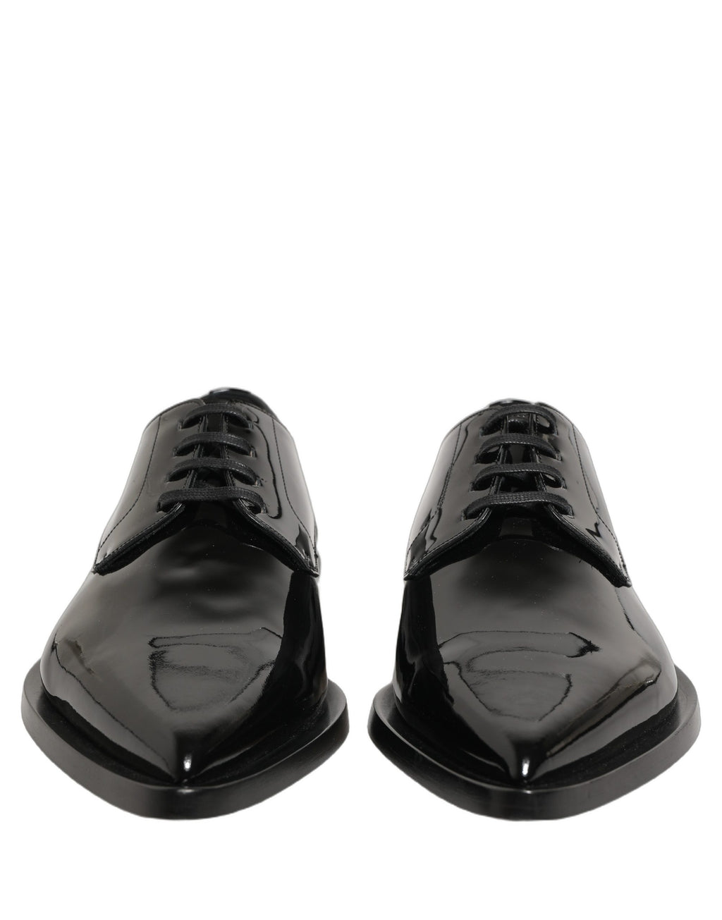 Dolce & Gabbana Zwarte Leren Derby Geklede Herenschoenen