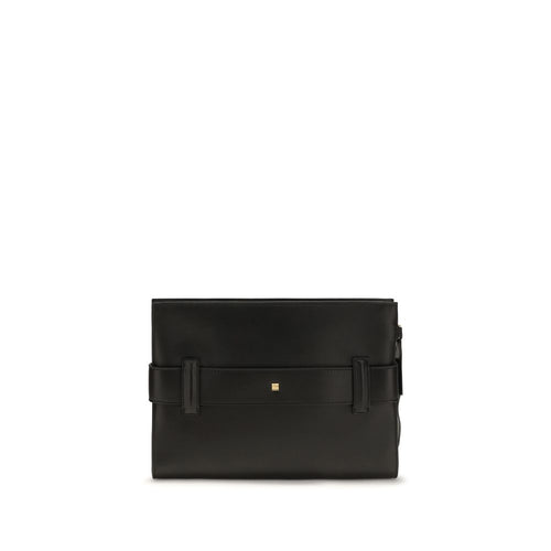 Balmain Black Lamb Ovis Aries Aries Shoulder Bag