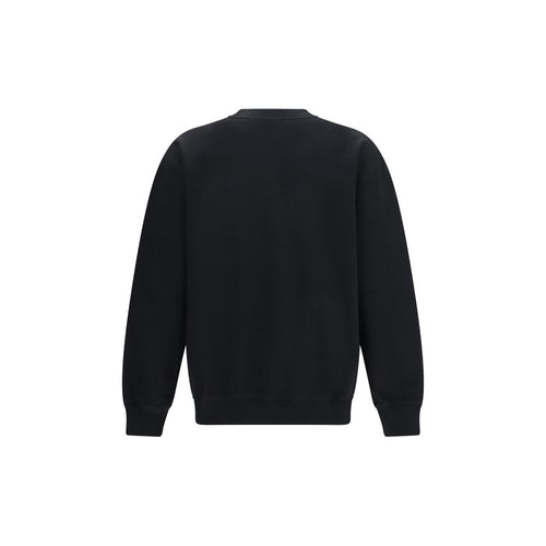 Balmain Black Cotton Sweatshirt