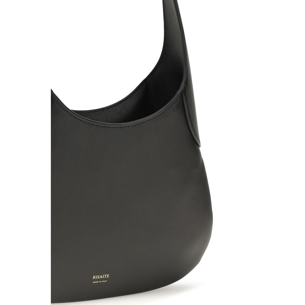 Khaite Black Calf Leather Bos Taurus Handbag