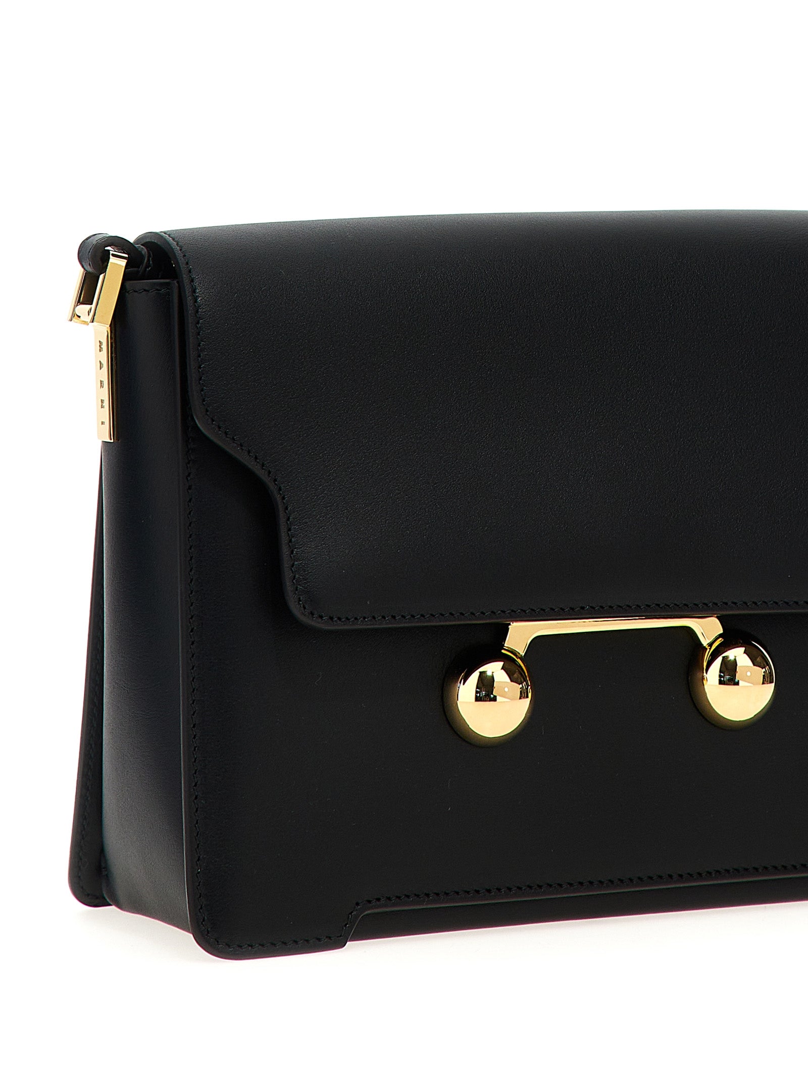 Marni Black Calfskin Shoulder Bag