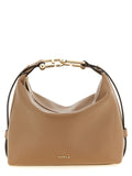 Furla Beige Calfskin Shoulder Bag