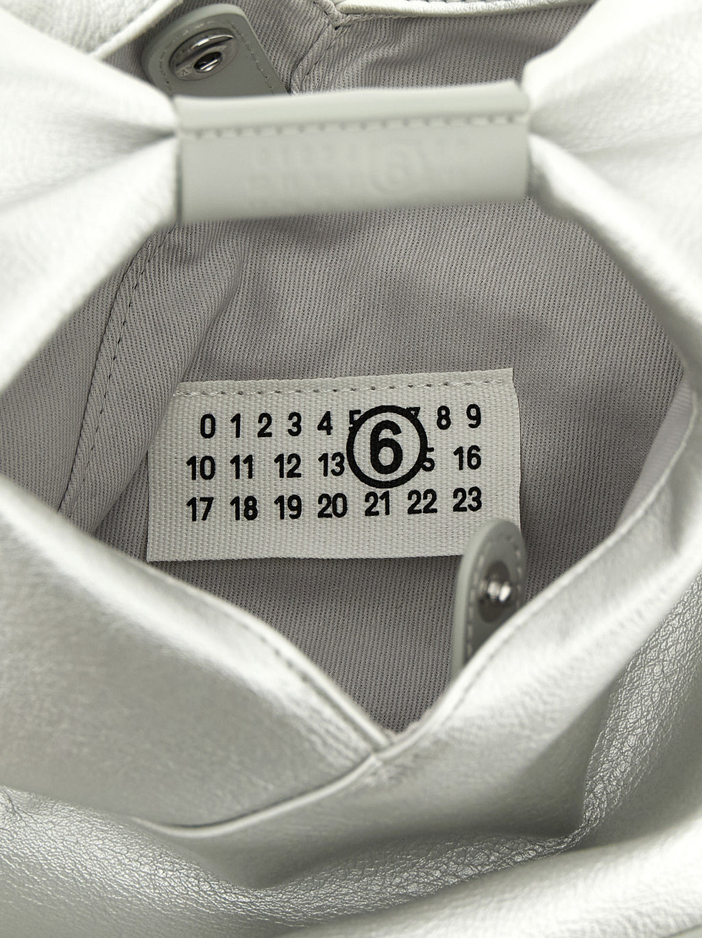 MM6 Maison Margiela Silver Polyethylene Crossbody Bag