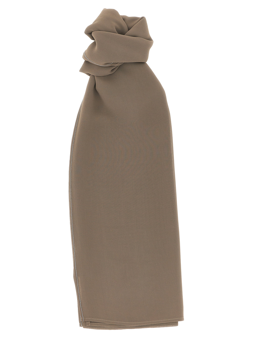 Peserico Brown Polyester Scarf