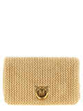 PINKO Beige Polypropylene Clutch Bag