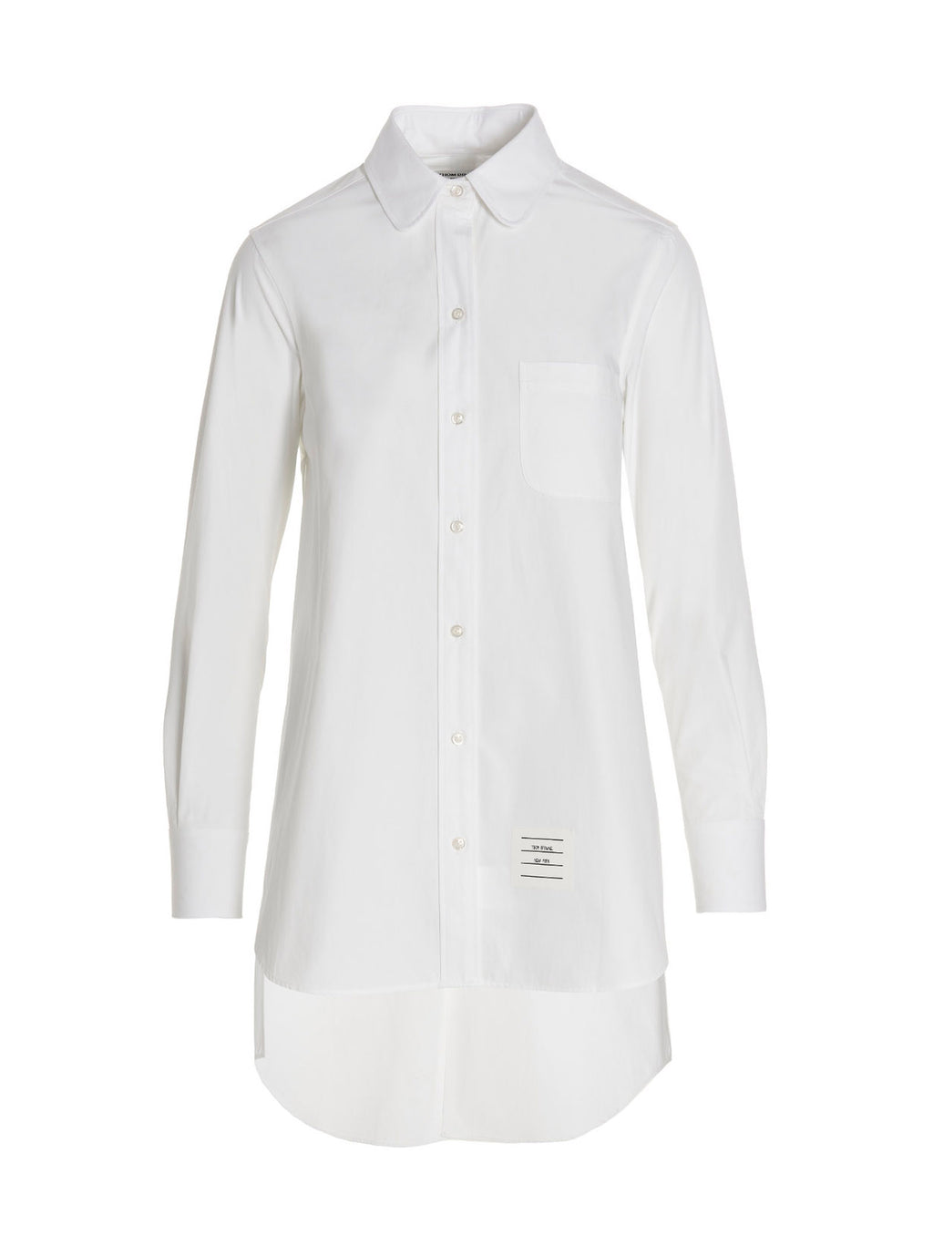 Thom Browne White Cotton Blouse
