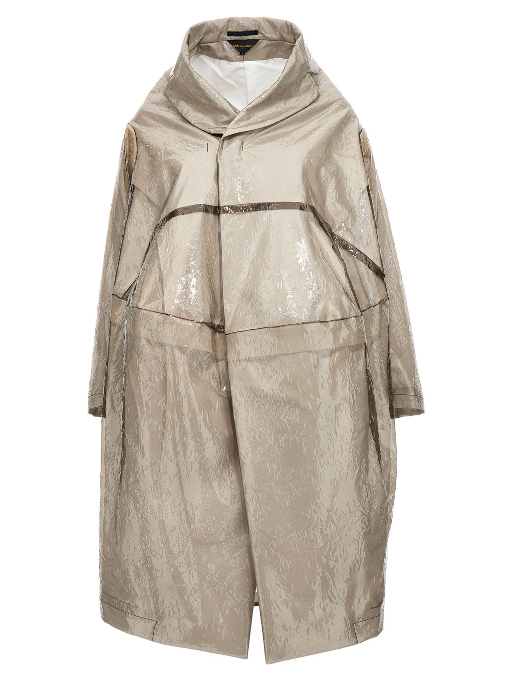 Comme Des Garçons Gray Polyethylene Coat