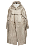 Comme Des Garçons Gray Polyethylene Coat