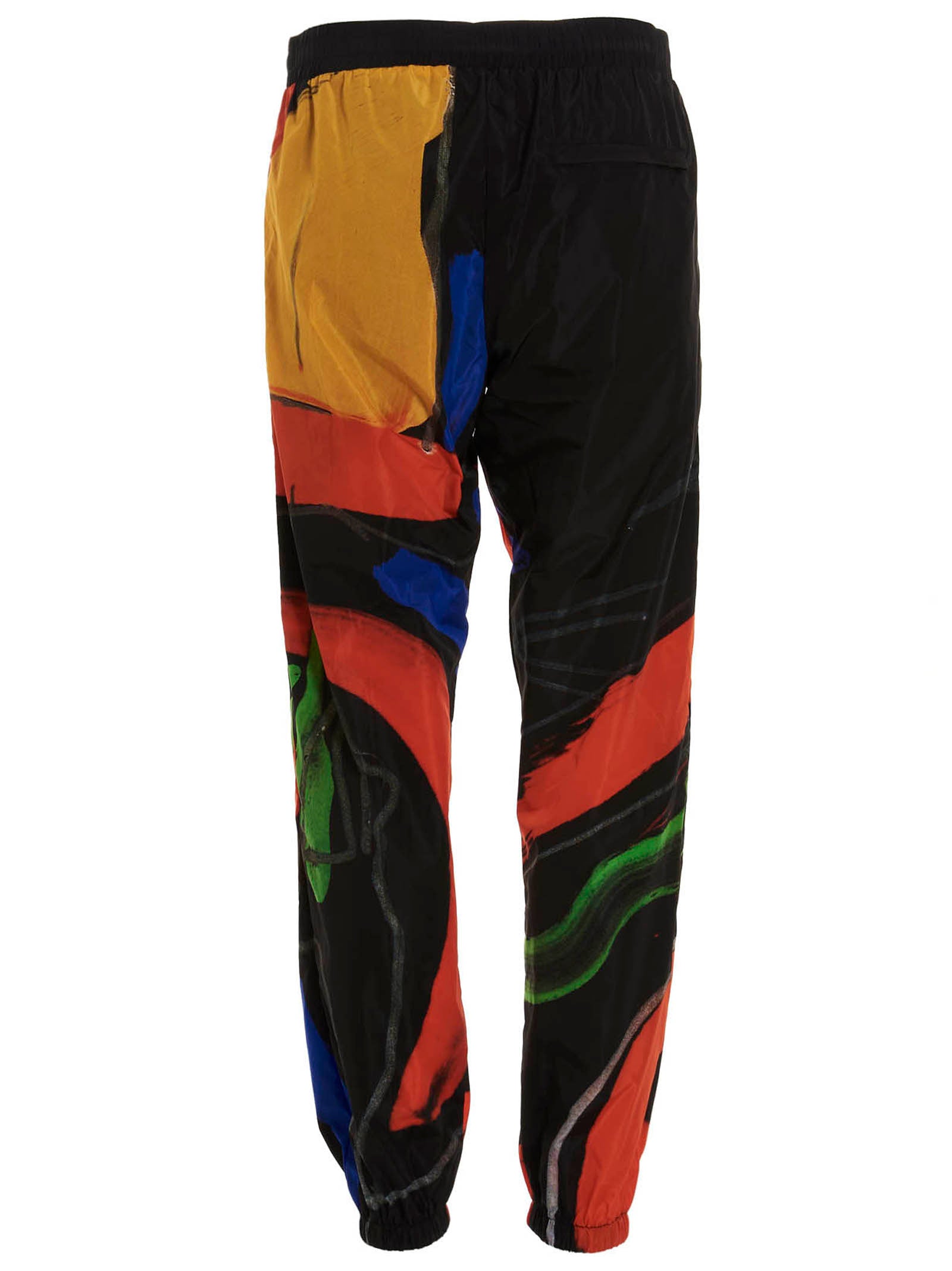 Moschino Black Polyamide Athletic Pants