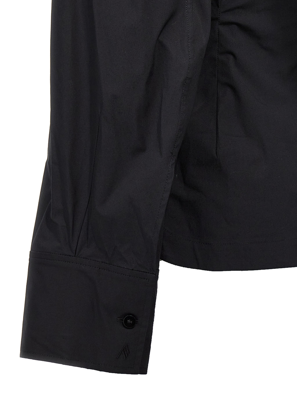 The Attico Black Cotton Blouse