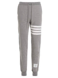 Thom Browne Gray Cotton Joggers (Workout Pants)