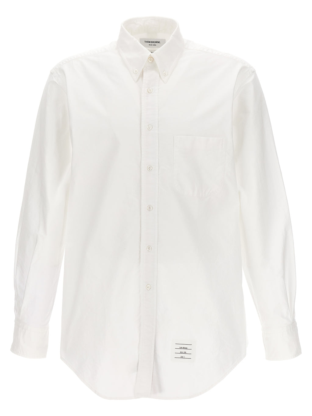 Thom Browne White Cotton Blouse