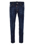 Dsquared² Blue Cotton Skinny Jeans