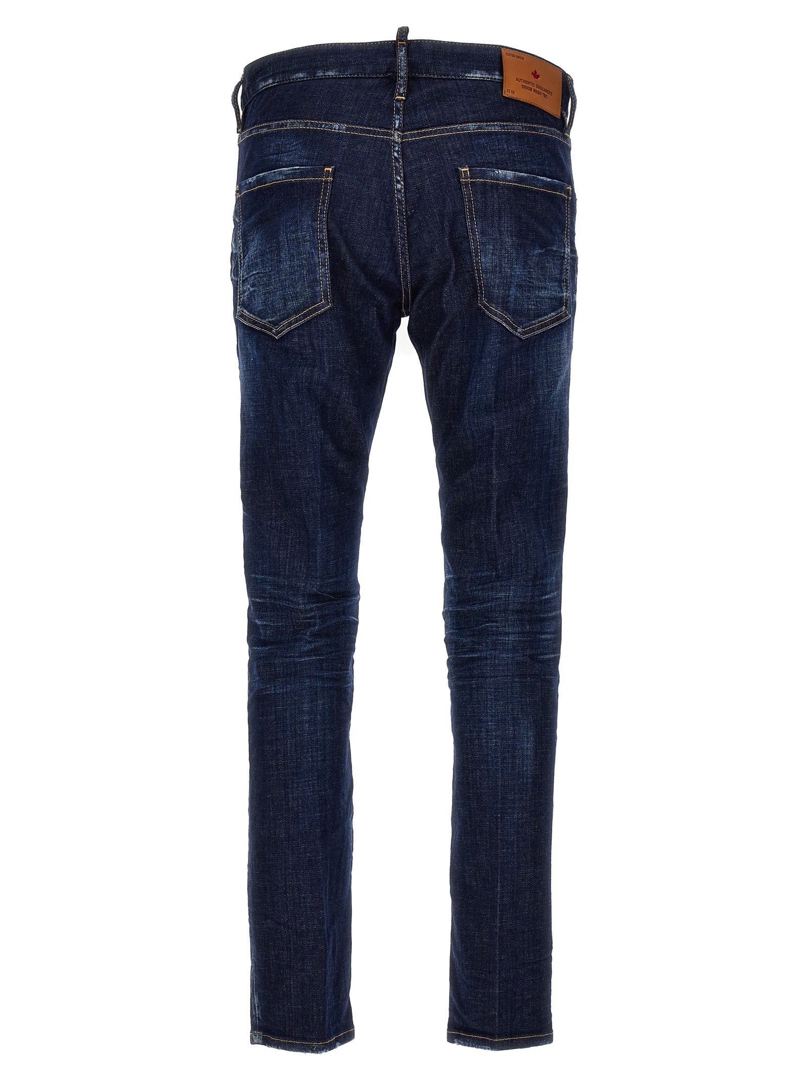 Dsquared² Blue Cotton Skinny Jeans