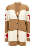 Max Mara Multicolor Wool Cardigan