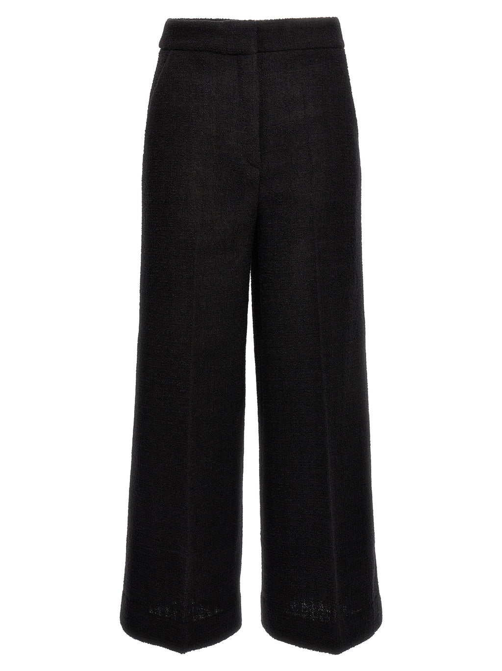 Moschino Black Wool Cropped Pants