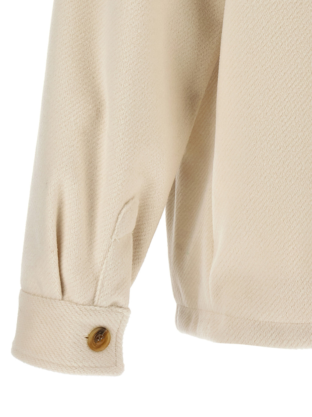 GCDS White Polyester Jacket