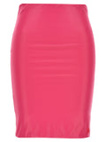 The Attico Fuchsia Polyamide Long Skirt
