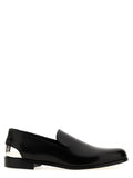 Alexander McQueen Black Calfskin Slip-On Loafers