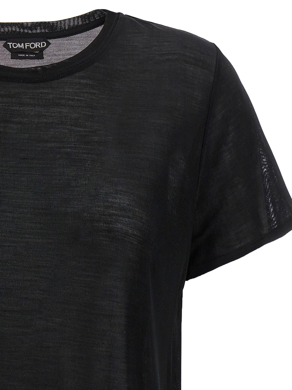 Tom Ford Black Silk T-Shirt