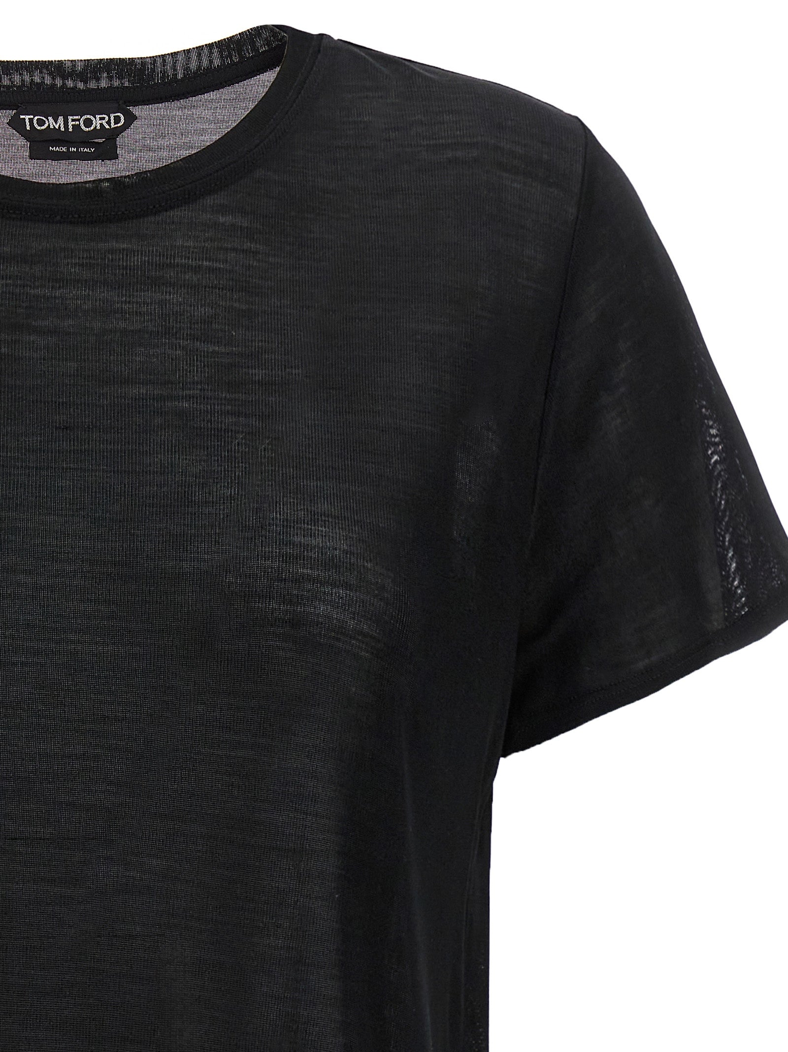 Tom Ford Black Silk T-Shirt