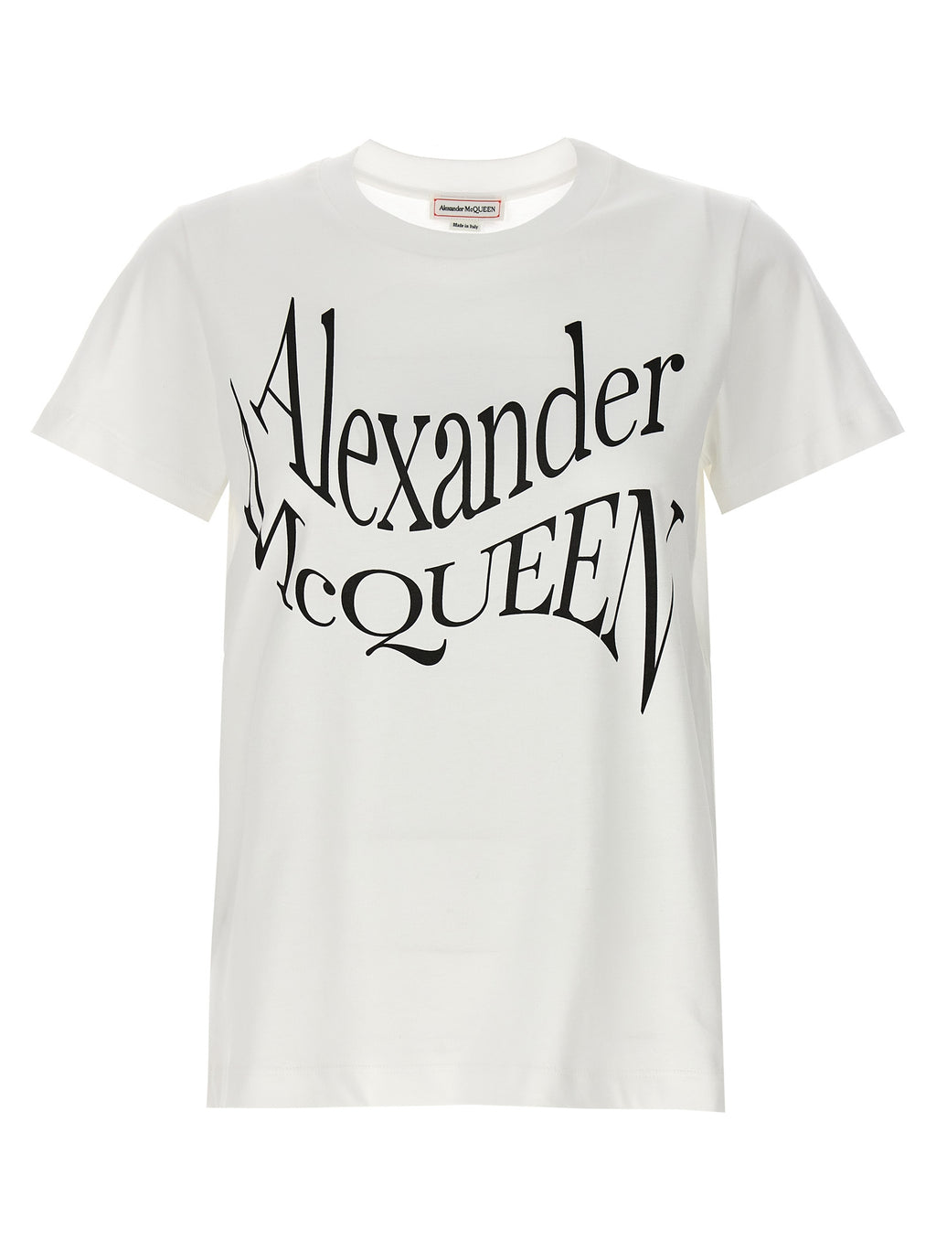 Alexander McQueen Bicolor Cotton T-Shirt