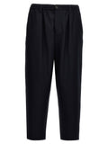 Marni Blue Virgin Wool Cropped Pants
