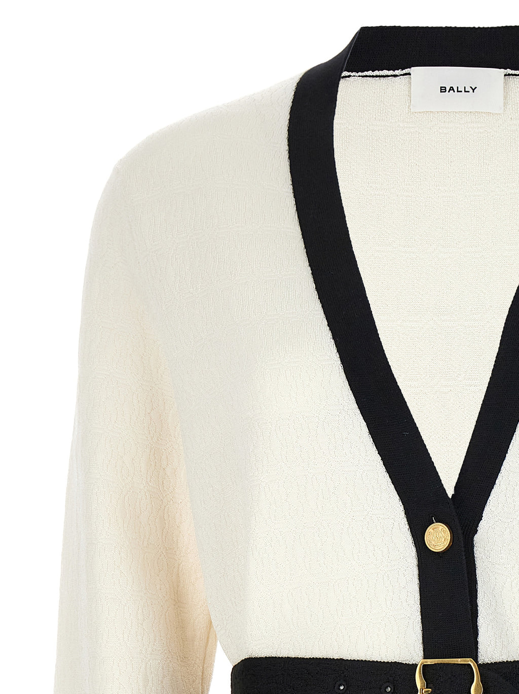 Bally Bicolor Viscose Cardigan