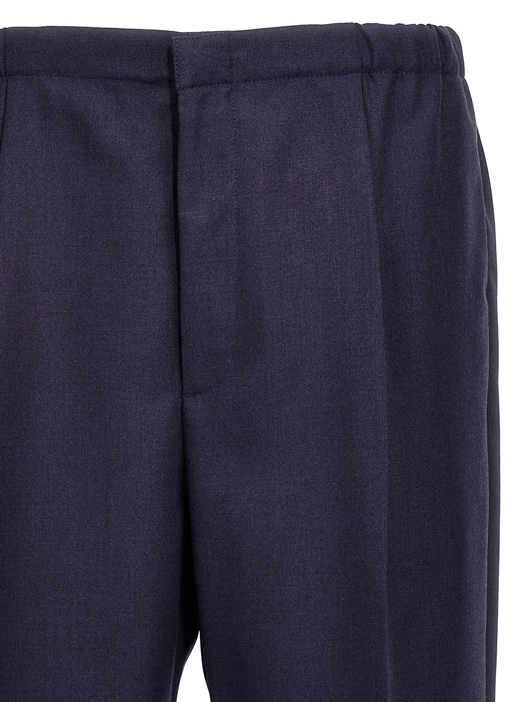 Fendi Blue Virgin Wool Pants