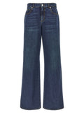 Alexander McQueen Blue Cotton Jeans Denim