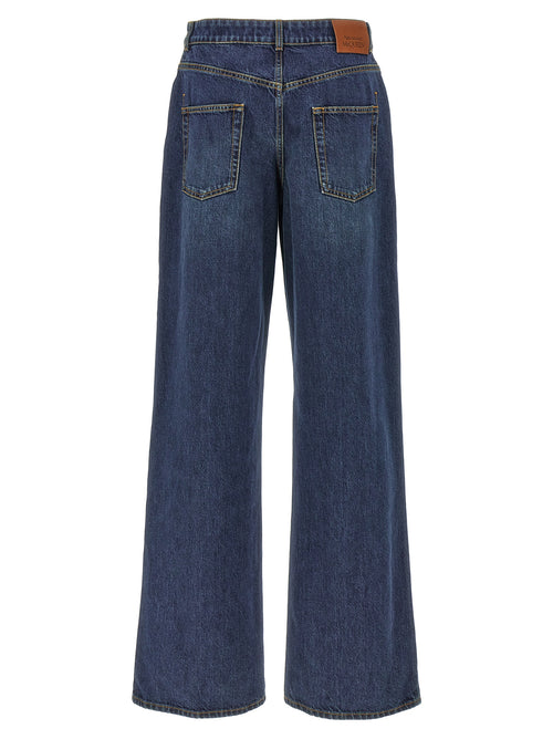 Alexander McQueen Blue Cotton Jeans Denim