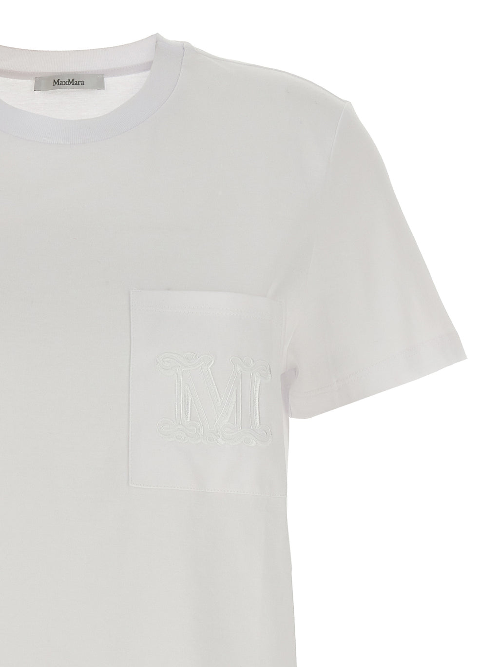 Max Mara White Cotton T-Shirt