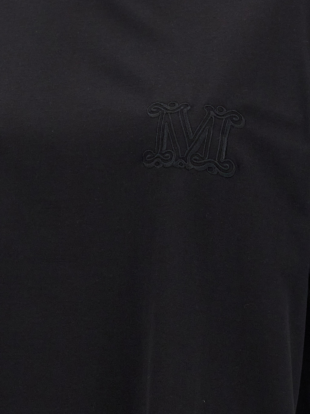 Max Mara Black Cotton T-Shirt