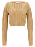 Max Mara Beige Wool Cardigan
