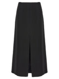 Ermanno Scervino Black Virgin Wool Mini Skirt