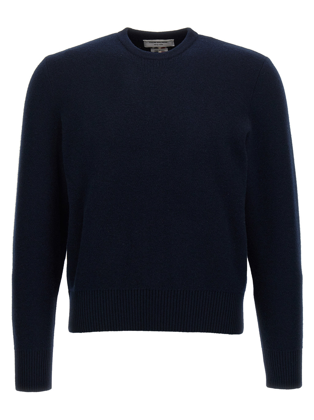 Thom Browne Blue Virgin Wool Cardigan