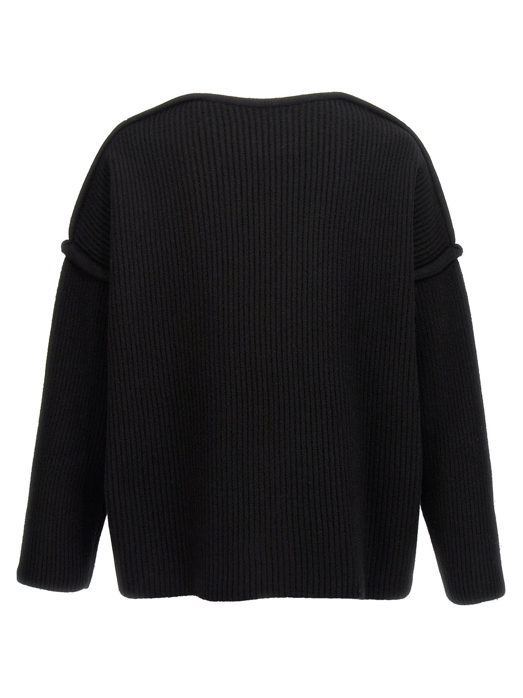 Jil Sander Black Wool Cardigan
