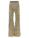 Etro Multicolor Wool Flared Pants
