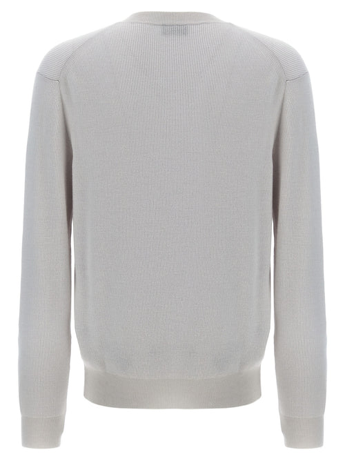 Brioni White Cashmere Cardigan