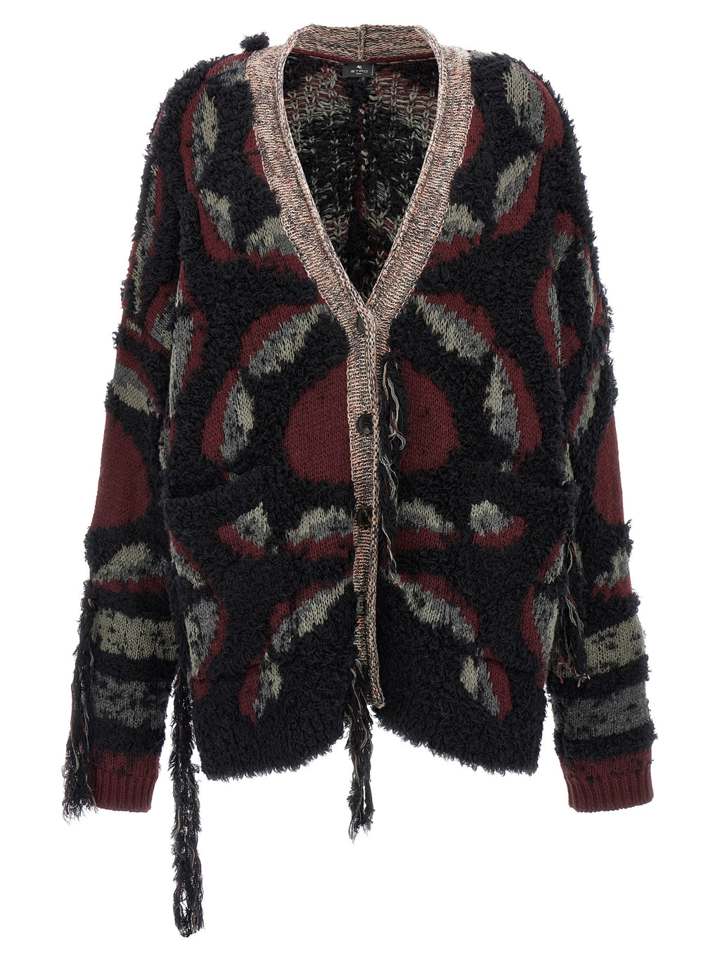 Etro Multicolor Wool Cardigan