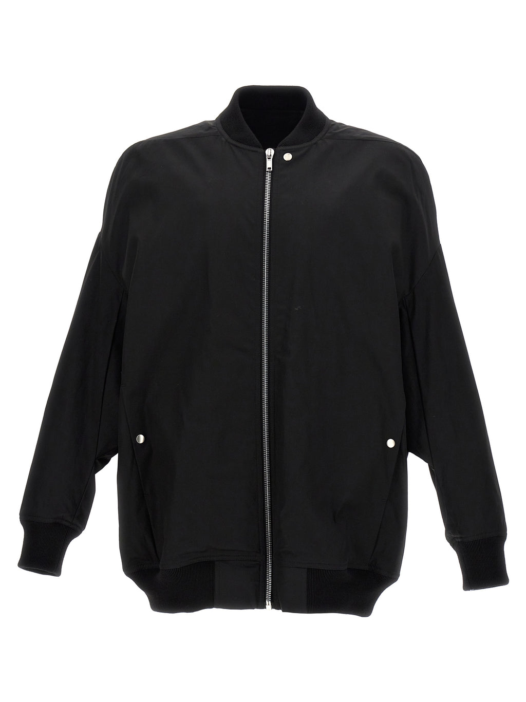 Rick Owens Black Nylon Bomber
