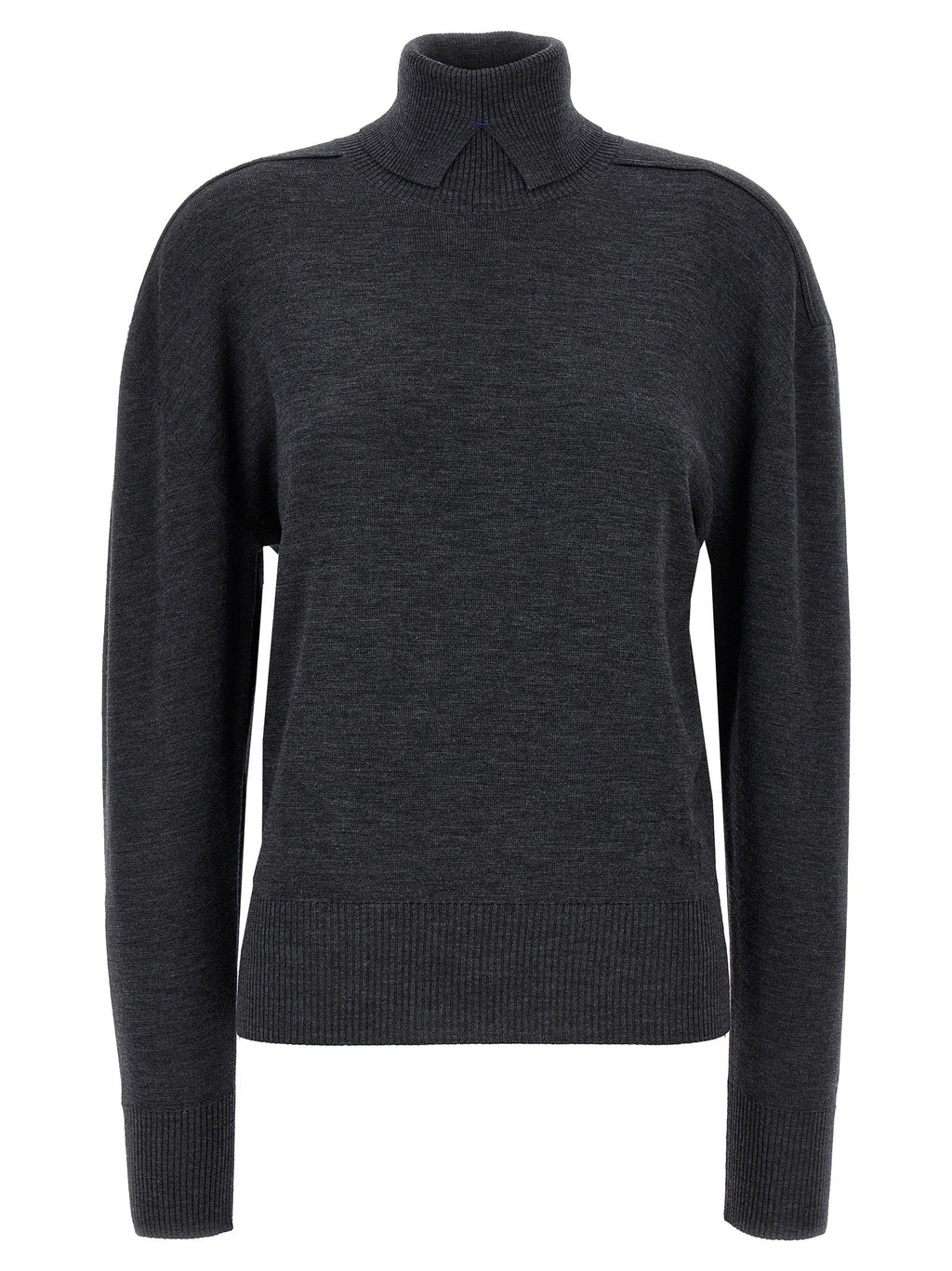 Burberry Gray Wool Cardigan