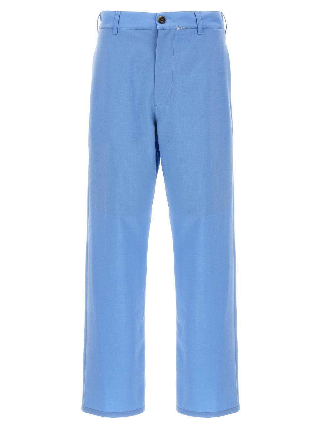 Marni Blue Polyester Casual Pants