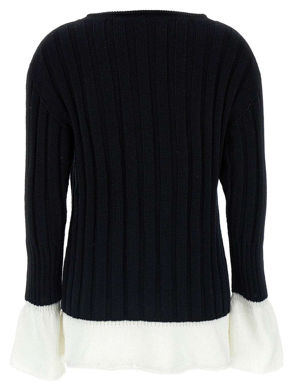 Issey Miyake Bicolor Cotton Cardigan