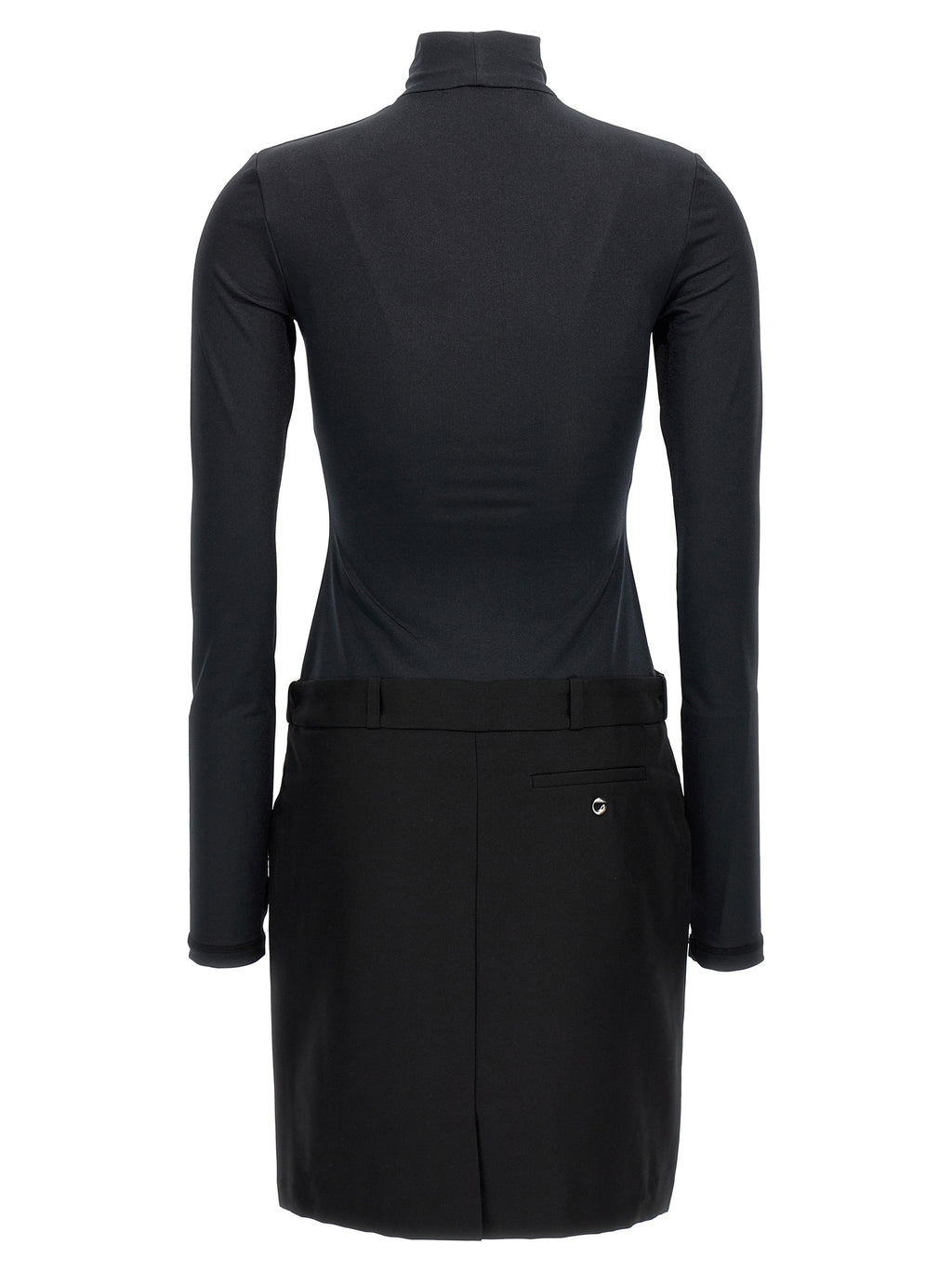 Coperni Black Polyester Short Dress