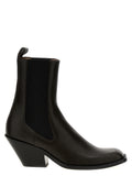 Khaite Brown Calfskin Chelsea Boots