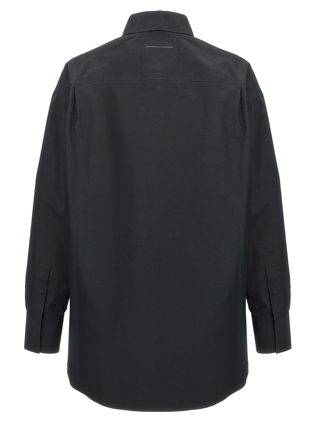 MM6 Maison Margiela Black Polyester Blouse