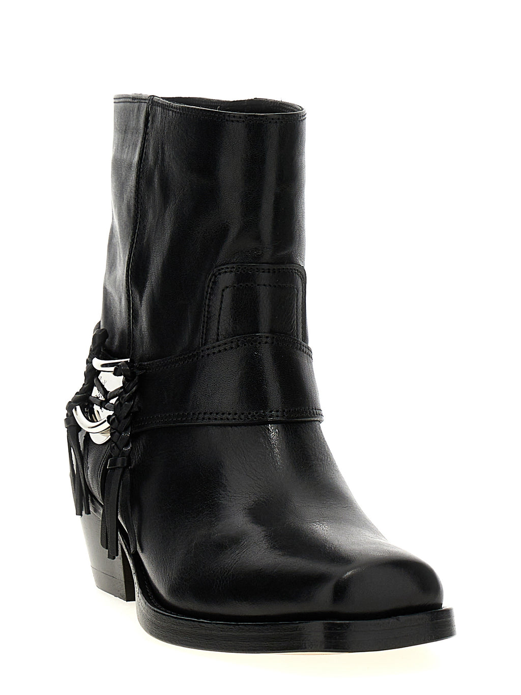 Isabel Marant Black Cowhide Chelsea Boots