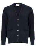 Thom Browne Blue Cotton Cardigan