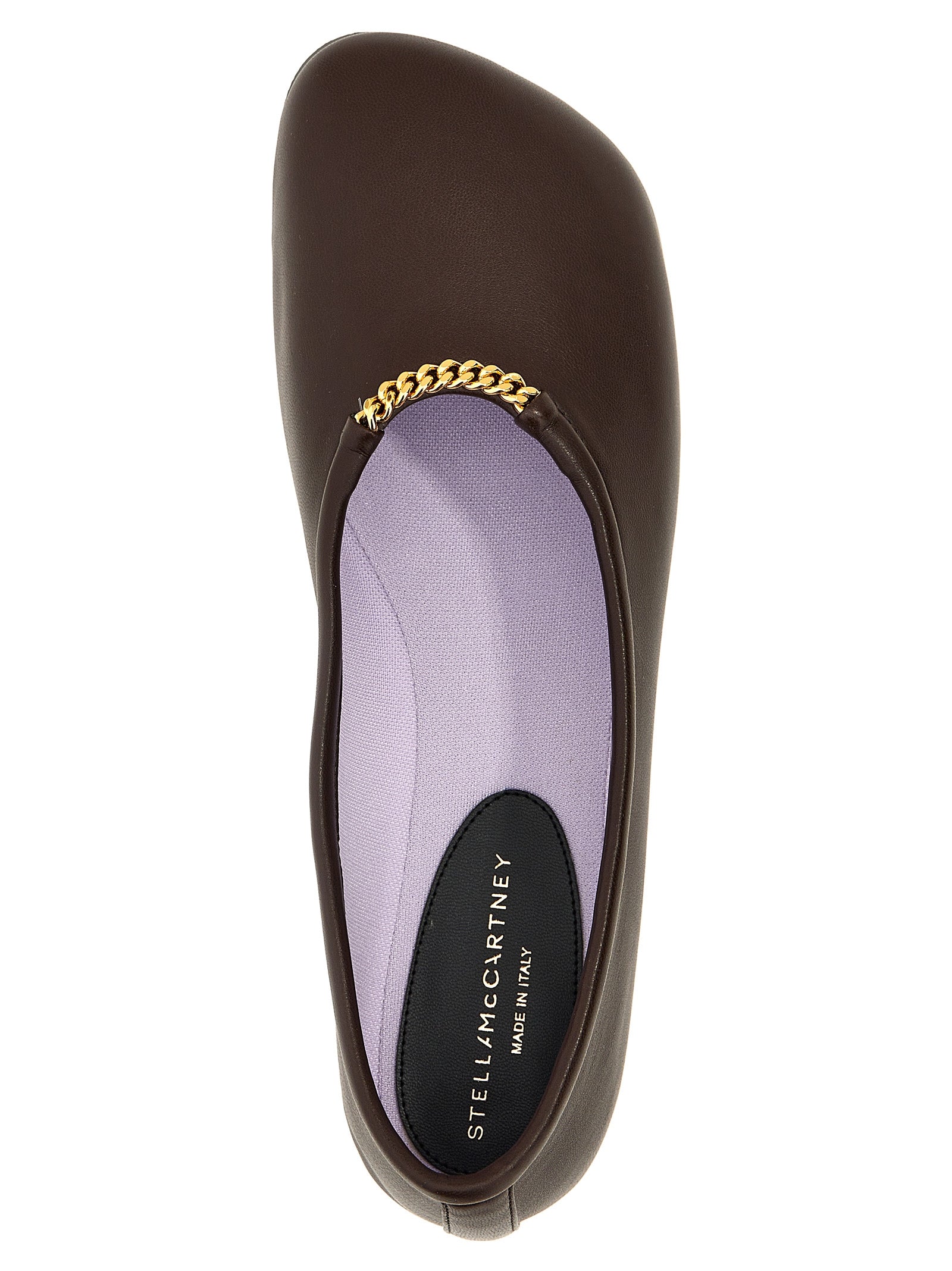 Stella McCartney Brown Polyethylene Ballet Flats